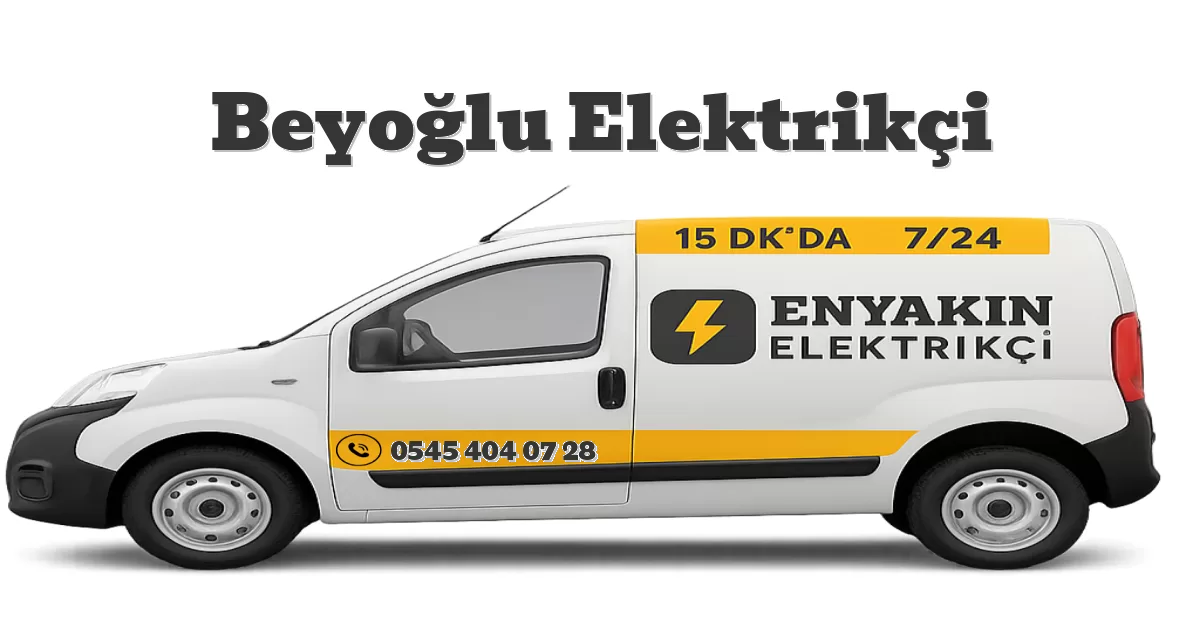 Beyoğlu elektrikçi 7/24 servis 15 dk içinde ustanız gelir. Sigorta arızası, avize montajı, internet kablosu, topraklama hattı hizmetleri.